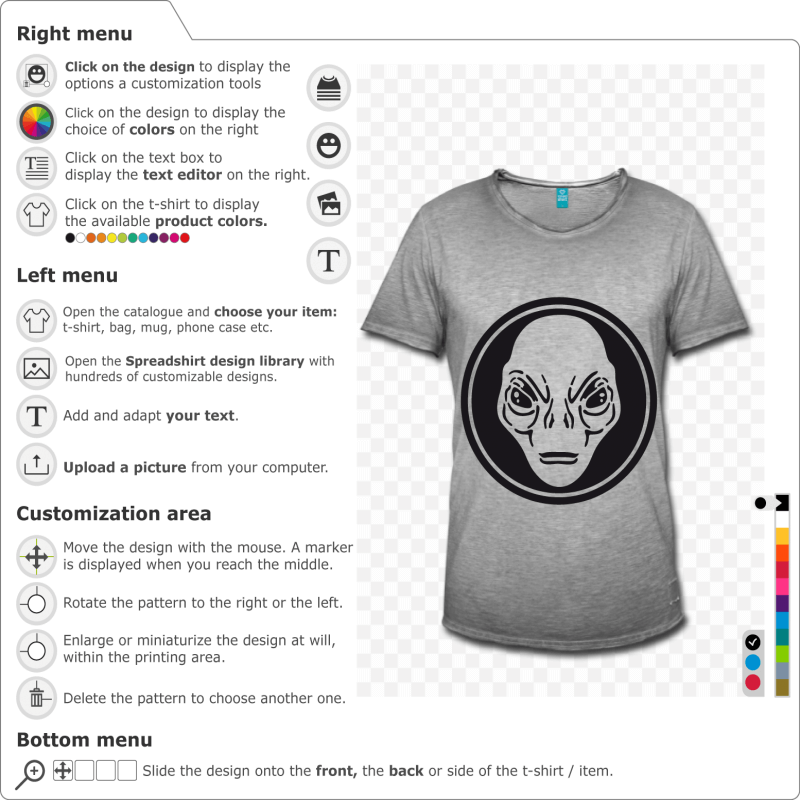 Create an Alien T-shirt