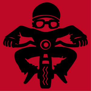 A funny little biker character to customize, create your own biker t-shirt online.