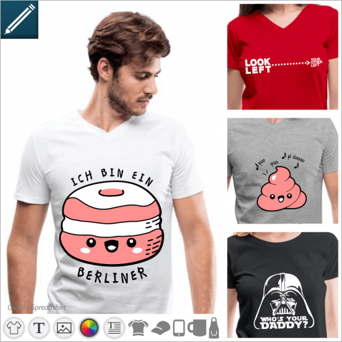 Classic jokes t-shirt and author joke to customize.