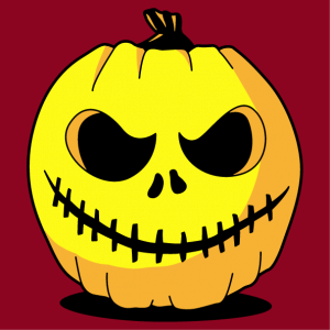 Funny Halloween T-shirt, carved pumpkin to personalize online. Create an original pumpkin T-shirt.