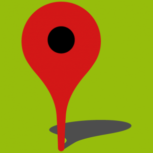 I am here, map and map marker pin, a humor and traffic sign design.