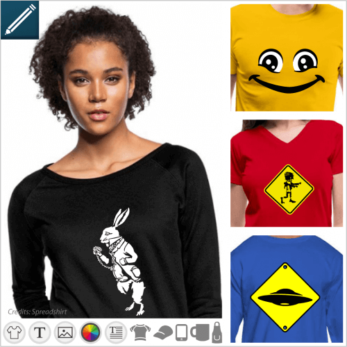 T-shirt illustration, illustrations and drawings to customize and print on t-shirt.