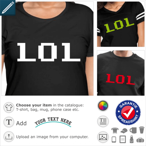 Lol t-shirt to customize online. Lol is written in upper case pixel font. Laughing out loud quote.