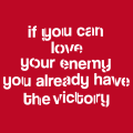 Love your enemy, quote from The Help, a Love and Christianity design. Print your t-shirt online.