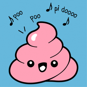 T-shirt humor and quotes, emoji poop singing poo poo pidoo. Personalize a joke t-shirt.