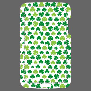 Irish Shamrocks, design Ireland and Saint Patrick for printing on mobile phone case.