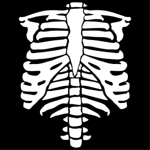 Special vectorial skeleton for t-shirt printing to customize.