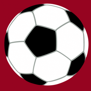 Soccer ball to personalize and print on t-shirt.