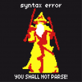 Syntax Error, you shall not parse, a nerd design and computer programming.