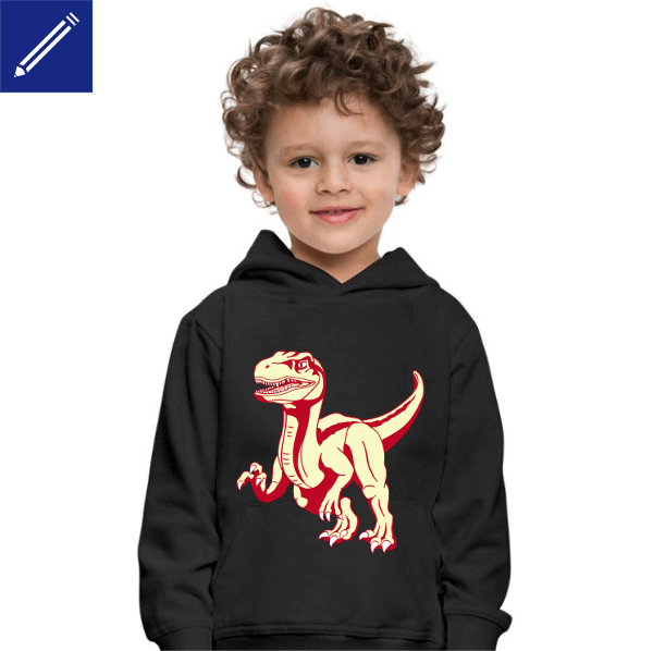 Dinosaur t-shirt for kids to personalize.
